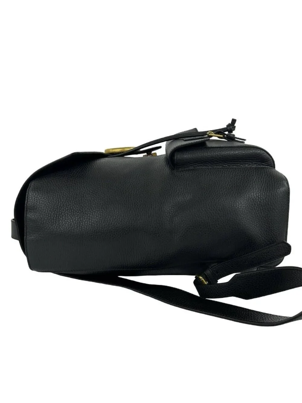Gucci GG Logo Leather Backpack Black